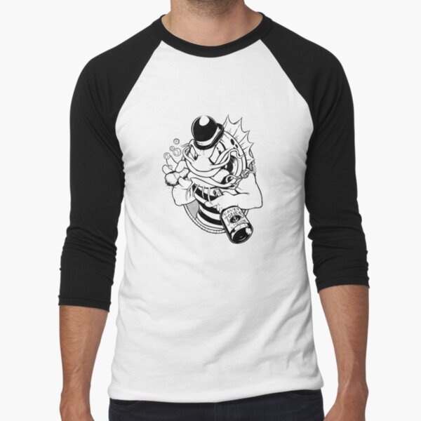 Puss The Catfish Baseball ¾ Sleeve T-Shirt