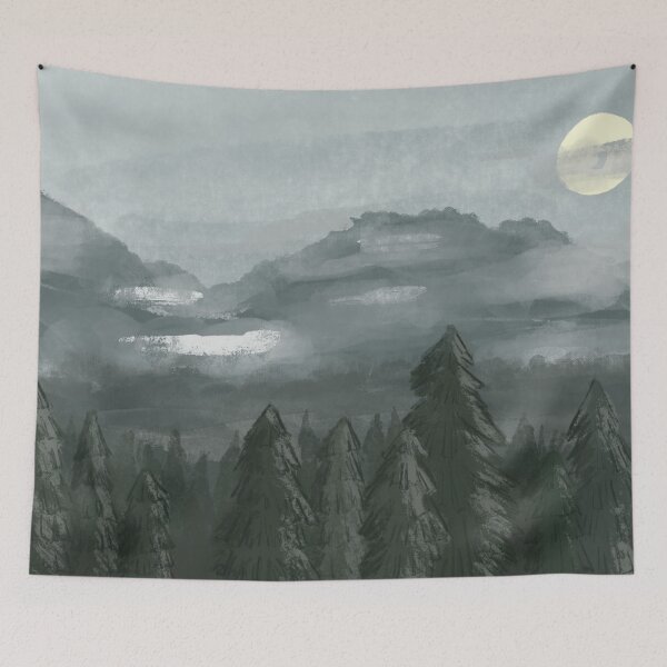 Item preview, Mountains and Trees designed and sold by madeline-ad.