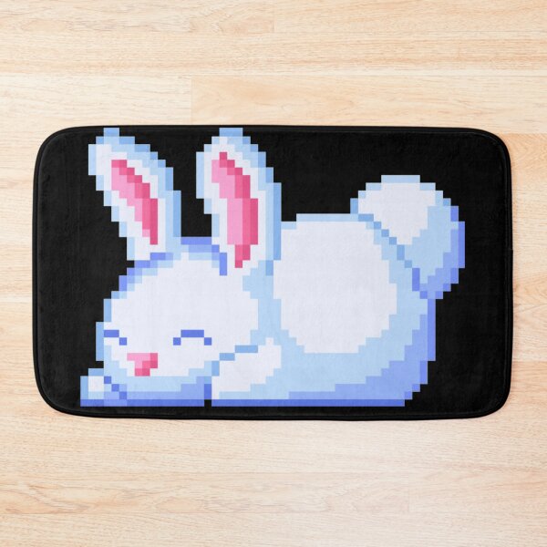 Item preview, Pixelated Super Little Cute Bunny designed and sold by HopeDetour.