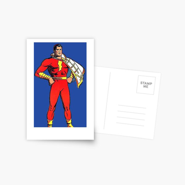 Captain Marvel Postcard