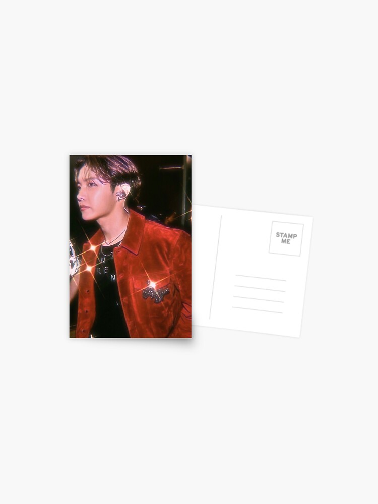 jhope red suit 90s aesthetic | Poster