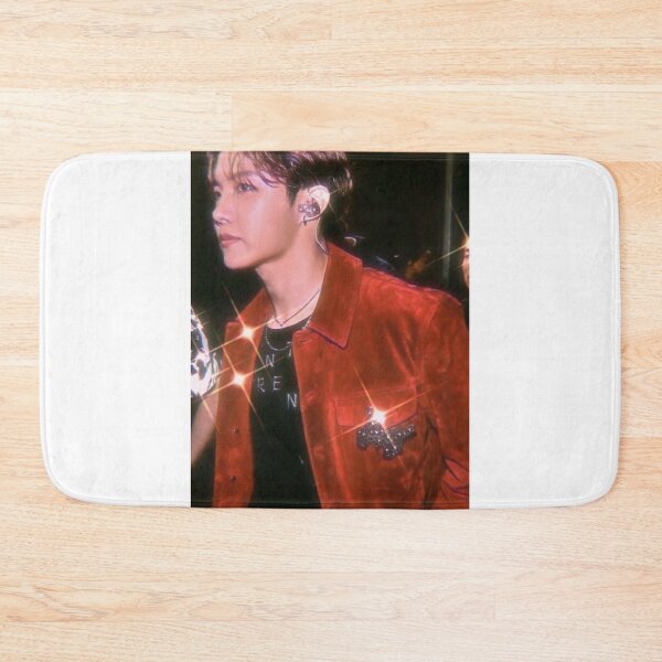 Item preview, jhope red suit 90s aesthetic designed and sold by rebsunn.