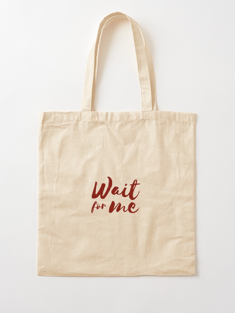 Wait For You Nylon Tote Bag, 5 Color Options