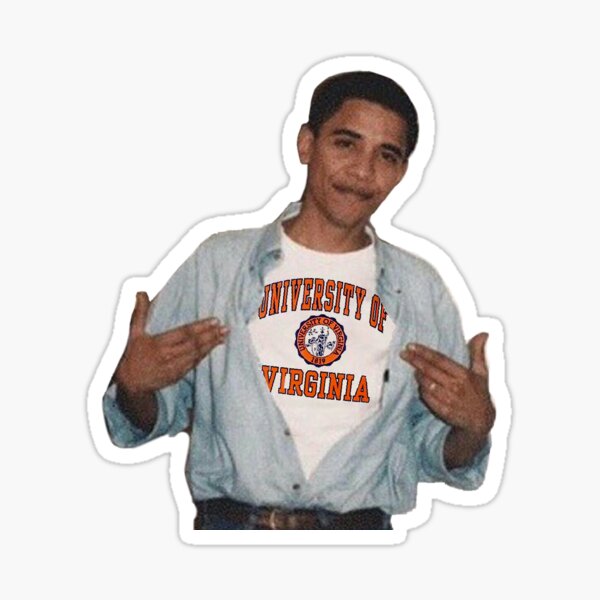 Barack Obama University of Virginia Sticker