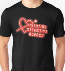 Valentine Detective Agentur Unisex T-Shirt