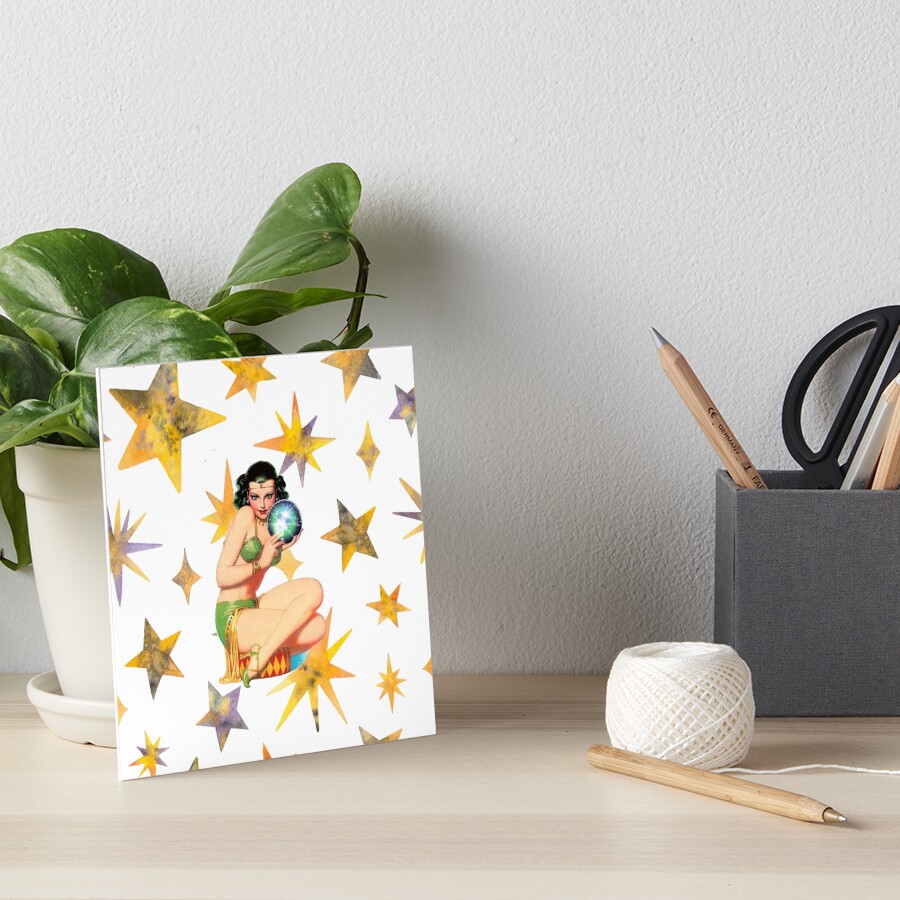 The Star Reader Art Board Print