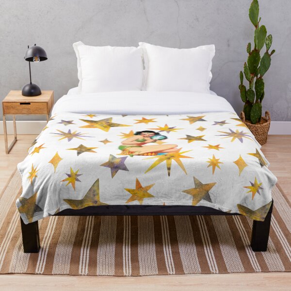 The Star Reader Throw Blanket