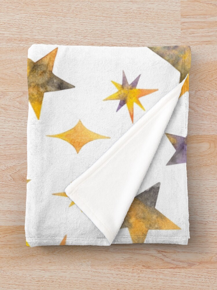 Alternate view of The Star Reader Throw Blanket