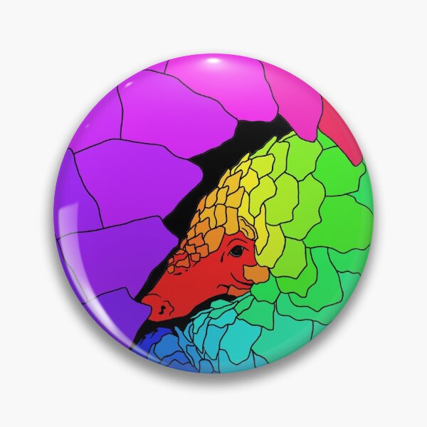 Artikelvorschau, Regenbogen Pangolin entworfen und verkauft von TinkerandBone.