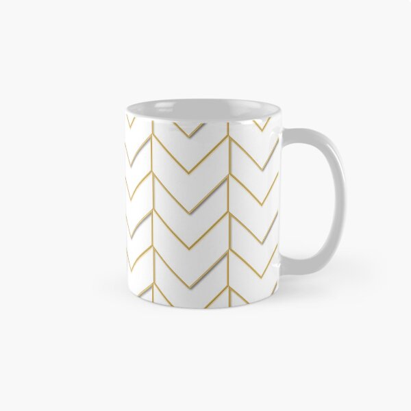 Item preview, SPICY MUSTARD CHEVRON AND WHITE OUTLINEDE CHEVRON ZIG ZAG BY OZCUSHIONSTOO designed and sold by ozcushionstoo.
