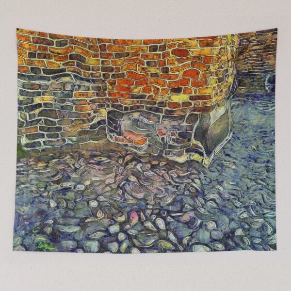 Item preview, Bricks and Cobblestones Luebeck Germany KPA designed and sold by karynpeters.