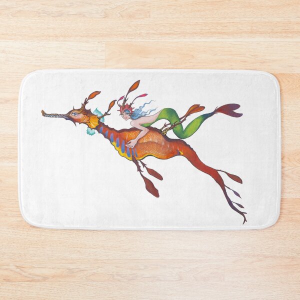 Item preview, Decorated series: Weedy Sea dragon with rider. designed and sold by Jennifer Rowlands.