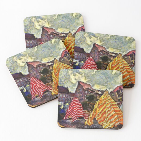 Item preview, Cafe Umbrellas in Nuremberg Germany KPA designed and sold by karynpeters.