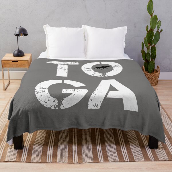 Item preview, Toga Big Distressed Letters with Horse Racing Jockey designed and sold by slappywalker.