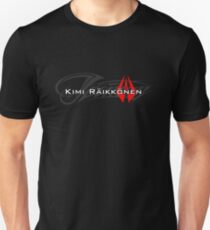 Kimi Raikkonen - Iceman (Helmet Colours) Unisex T-Shirt