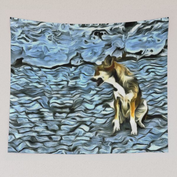 Item preview, Dog in Kasbah Evening Tangier Morocco KPA designed and sold by karynpeters.