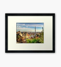"Parc Guell" (Barcelona) Framed Print