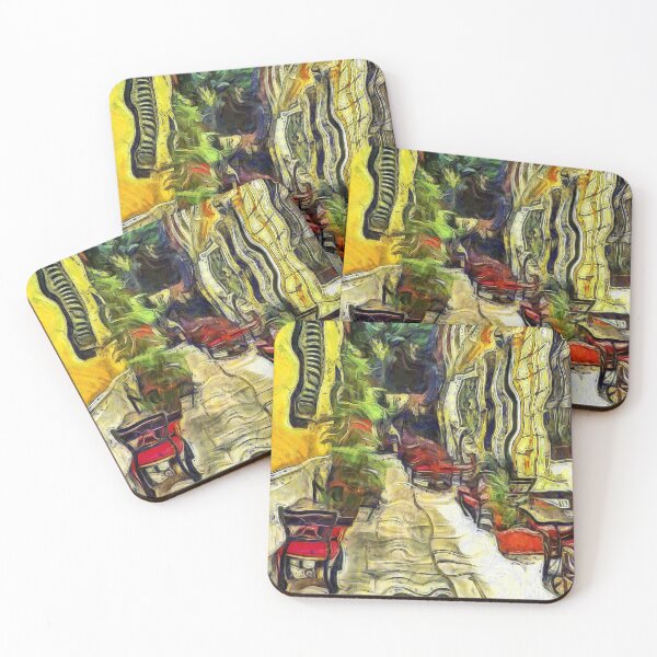 Item preview, Cafe En Route to Acropolis Athens Greece KPA designed and sold by karynpeters.