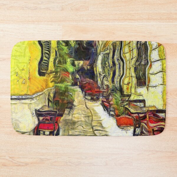 Item preview, Cafe En Route to Acropolis Athens Greece KPA designed and sold by karynpeters.