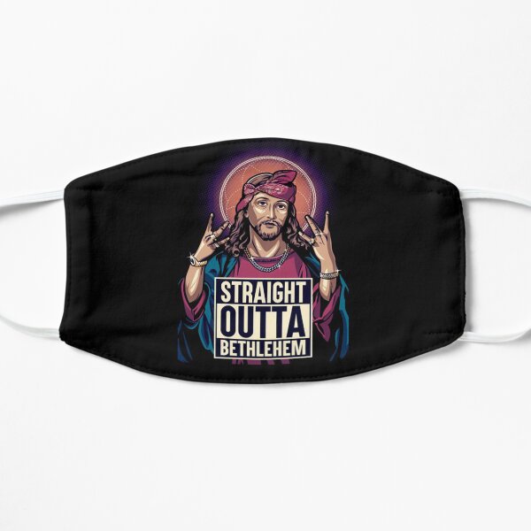 Straight Outta Bethleham Jesus Christ Mask