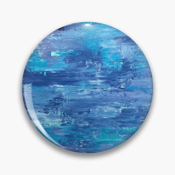 Item preview, Abstract Blue and Purple Painting designed and sold by Ellarie Haggart.