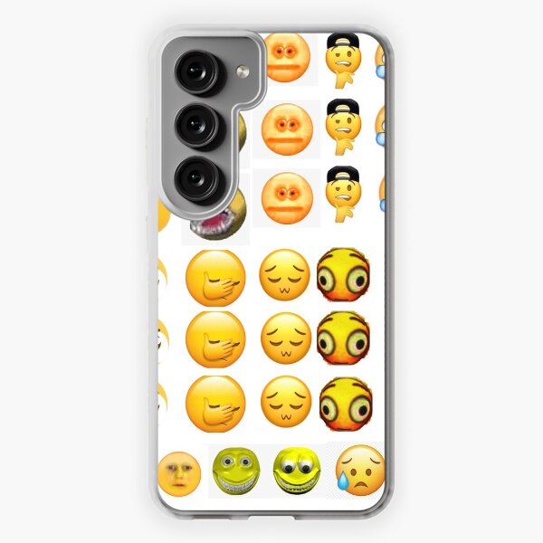 Cursed Smile Emoji Sticker for Sale by Michael Maiato