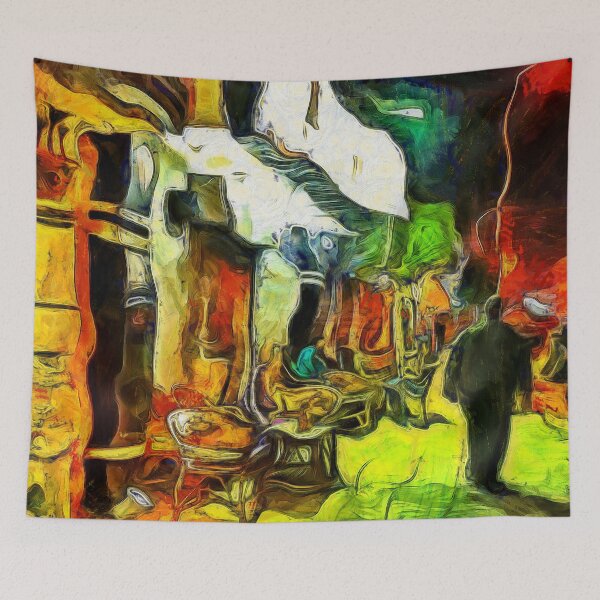 Item preview, Night Cafe at Giza Egypt KPA designed and sold by karynpeters.