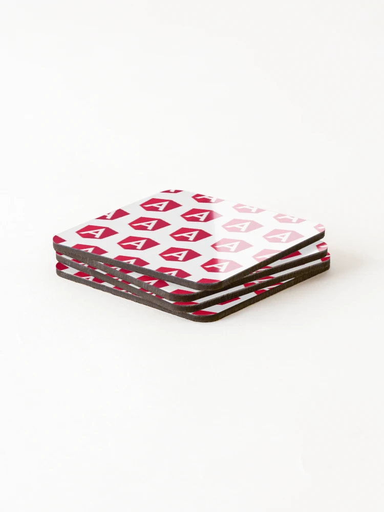 Thumbnail 4 of 5, Coasters (Set of 4), Angular Pattern javascript designed and sold by Jeangel97.