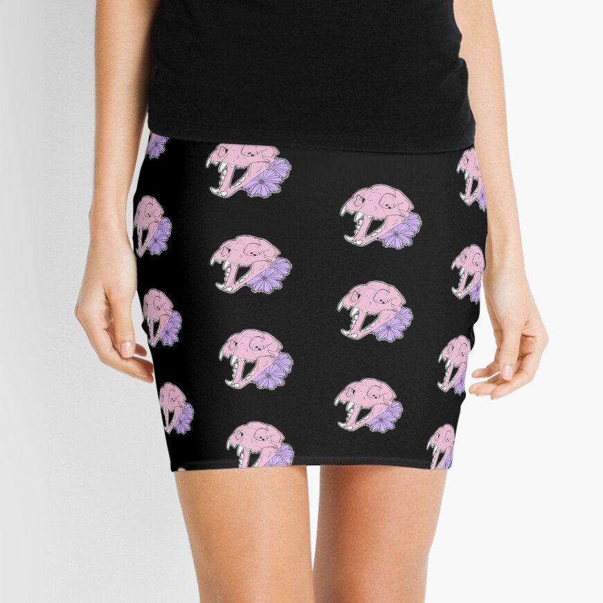 Cat Skull Moon Magik Mini Skirt