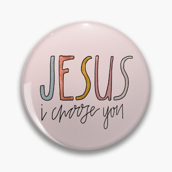 Artikelvorschau, Jesus, I Choose You | Christian Inspirational Faith | Illustration Calligraphy entworfen und verkauft von seaniemendoza.