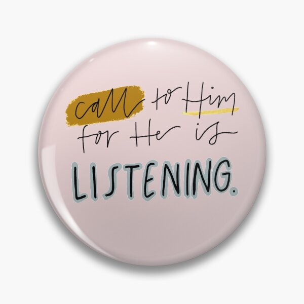 Artikelvorschau, Call to Him, for He is Listening | Christian Inspirational Faith | Illustration Calligraphy entworfen und verkauft von seaniemendoza.