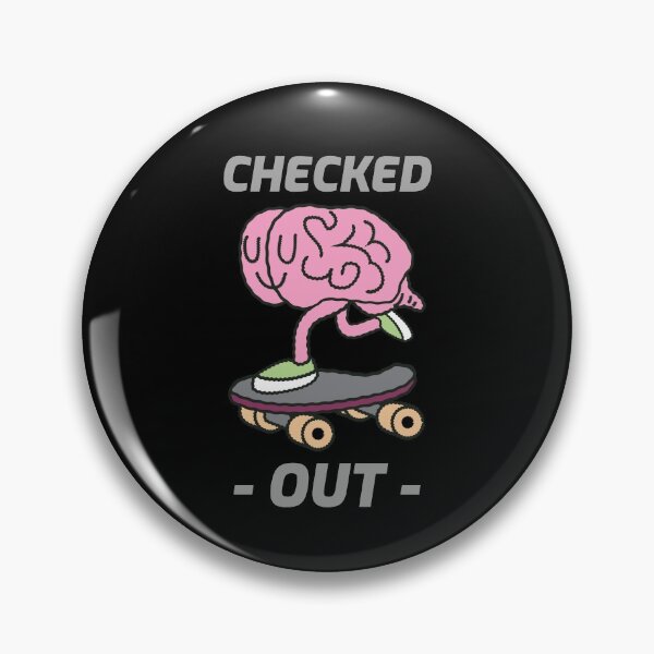 Item preview, Checked Out - Skateboard Smiling Brain Vacation designed and sold by justinf24.