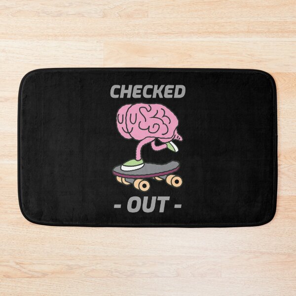 Item preview, Checked Out - Skateboard Smiling Brain Vacation designed and sold by justinf24.