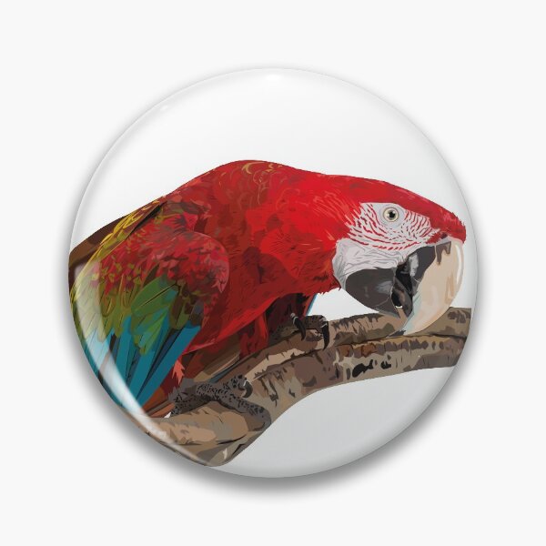 Item preview, Red-and-green Macaw designed and sold by obscurite.