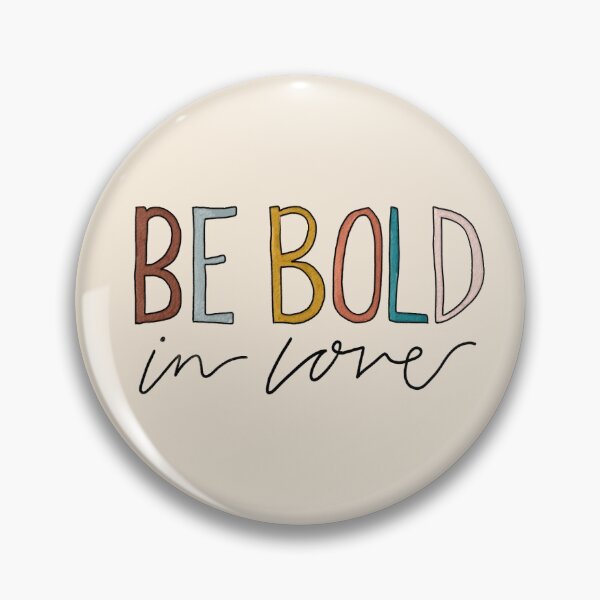 Artikelvorschau, Be Bold in Love | Christian Inspirational Faith | Illustration Calligraphy entworfen und verkauft von seaniemendoza.