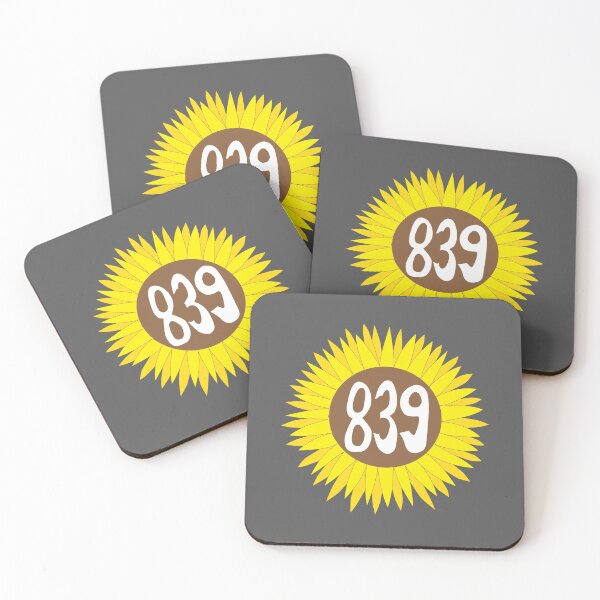 Item preview, Hand Drawn South Carolina Sunflower 839 Area Code designed and sold by itsrturn.
