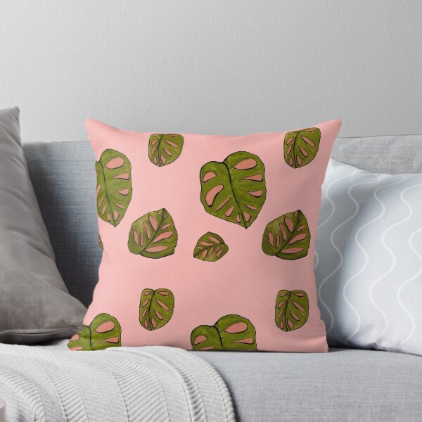 Item preview, Pink painted monstera leaves  designed and sold by Notveryclassy.