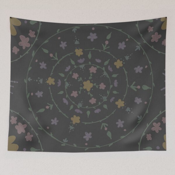 Item preview, Gray Flower Mandala designed and sold by madeline-ad.