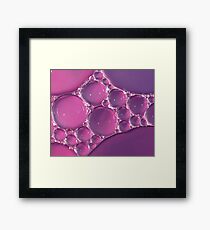 Shades of Purple Framed Print