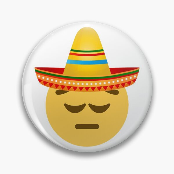 Item preview,  el emoji pensativo mexicano designed and sold by Cowboy Mike.