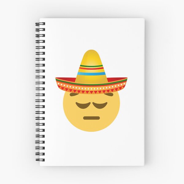 Item preview,  el emoji pensativo mexicano designed and sold by Cowboy Mike.