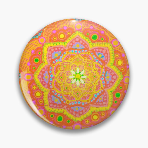 Item preview, energizing flower mandala designed and sold by creepyaliengirl.