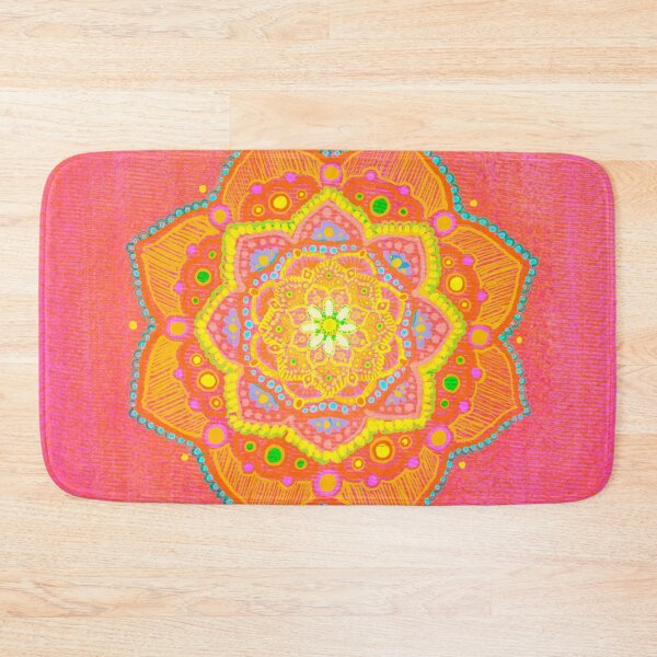 Item preview, energizing flower mandala designed and sold by creepyaliengirl.