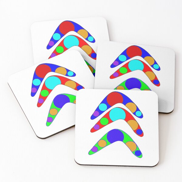 Item preview, Boomerangs in colors designed and sold by Blertz.