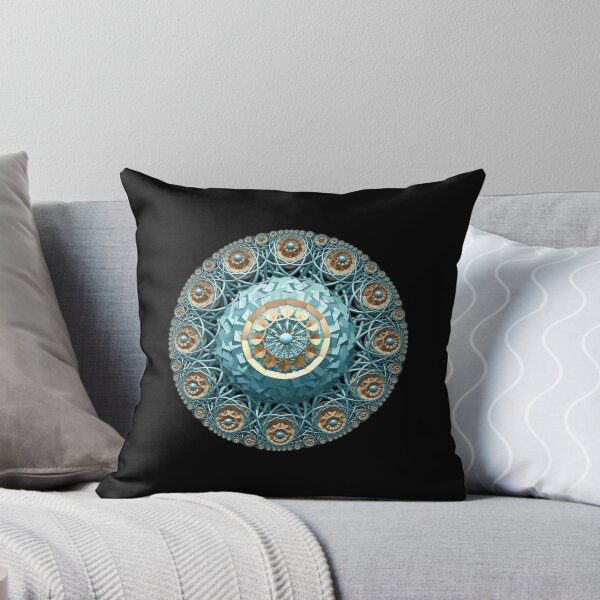 Item preview, Freya - Intricate Blue Mandala Kaleidoscope  designed and sold by Pam Blackstone.