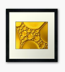 Shades of Gold Framed Print