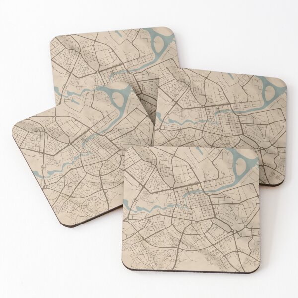 Item preview, Norrkoping Sepia Map designed and sold by CPTVDesign.