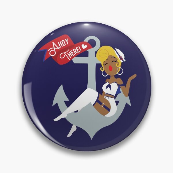 Item preview, Ahoy There! Sailor Pin-Up designed and sold by jhennetylerb.