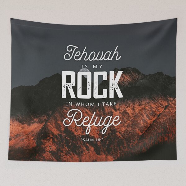 Item preview, Jehovah is my rock Psalm 18:2 designed and sold by KA DESIGNS.