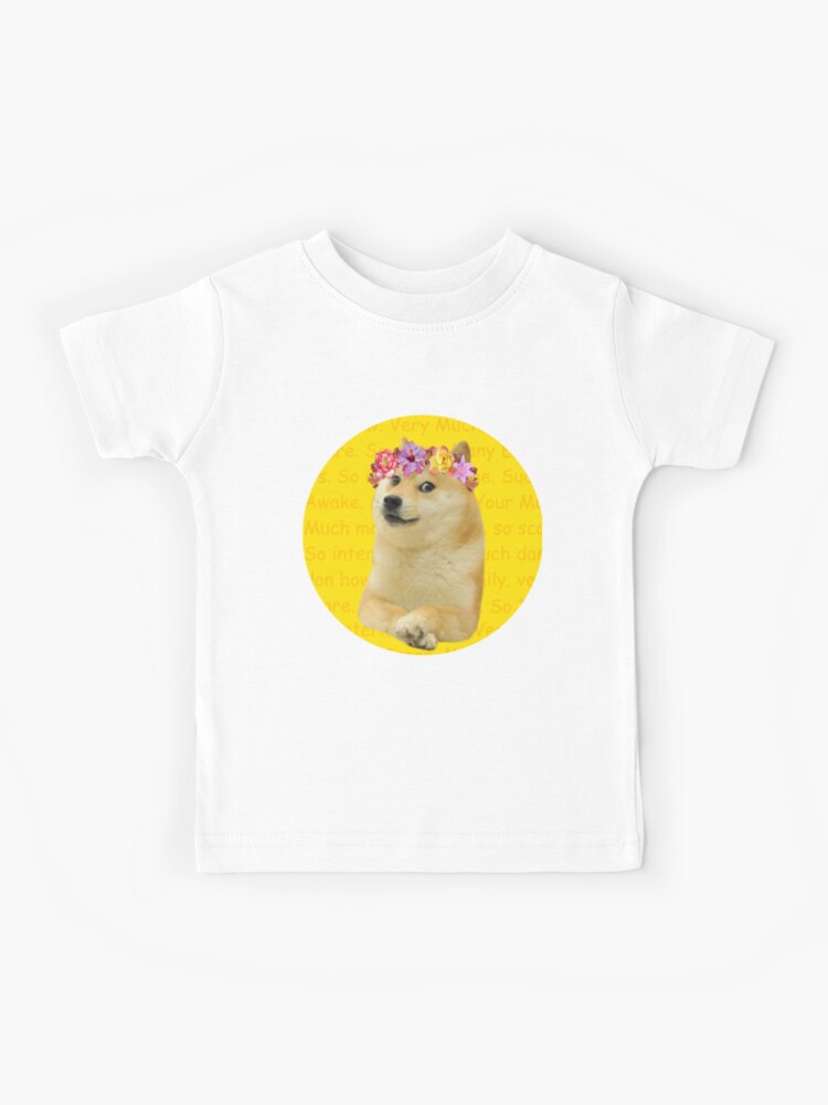 Doge Meme Kids T Shirt By Thatkaylachic Redbubble - doge camping roblox